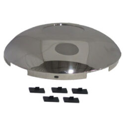 COVER, HUB FRONT BABY MOON 5 NOTCH W/ INDENT FOR LOGO 01808331