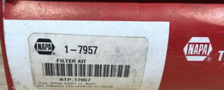 Napa Transmission Filter 1-7957