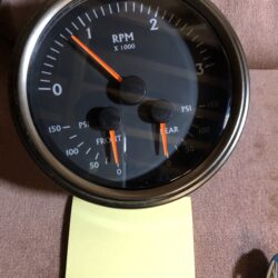 Tachometer 106292-B with front and rear air