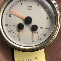 Multi Gauge 106377-B Tach and Front & Rear Air