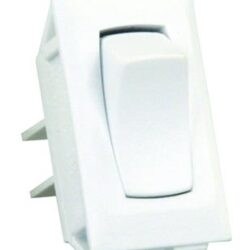 WHITE On/Off Rocker Switch 12v Two Terminals 13395