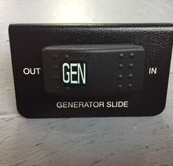 GEN Slide switch with bracket, 16613634