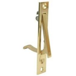 IVES Polished Brass Sliding Door Edge Pull 230B3