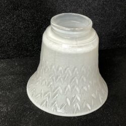 Frosted Glass Globe with Wheat Design 30-23-05