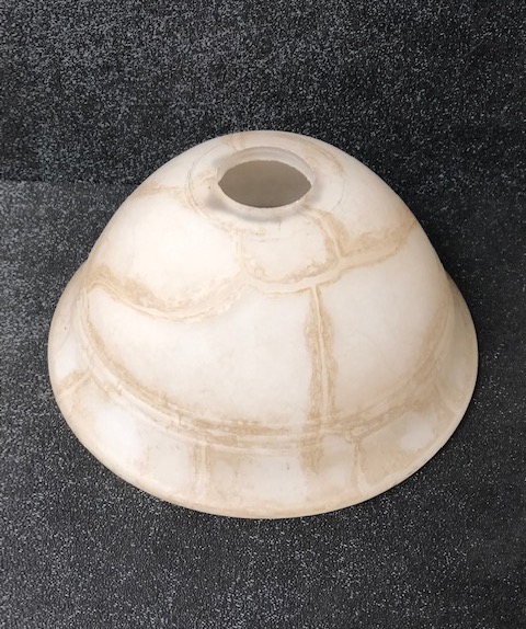 Frosted Glass Globe with Marble 30-23-16