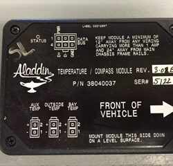 Aladdin Temperature / Compass Module 38040037