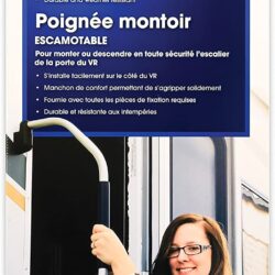 Camco 42175 Black Fold-Away Grab/Assist Handle 28"