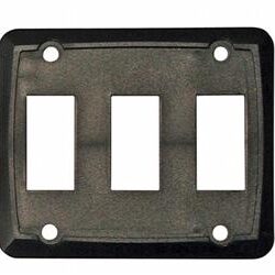 Three Gang Black Bezel 698868