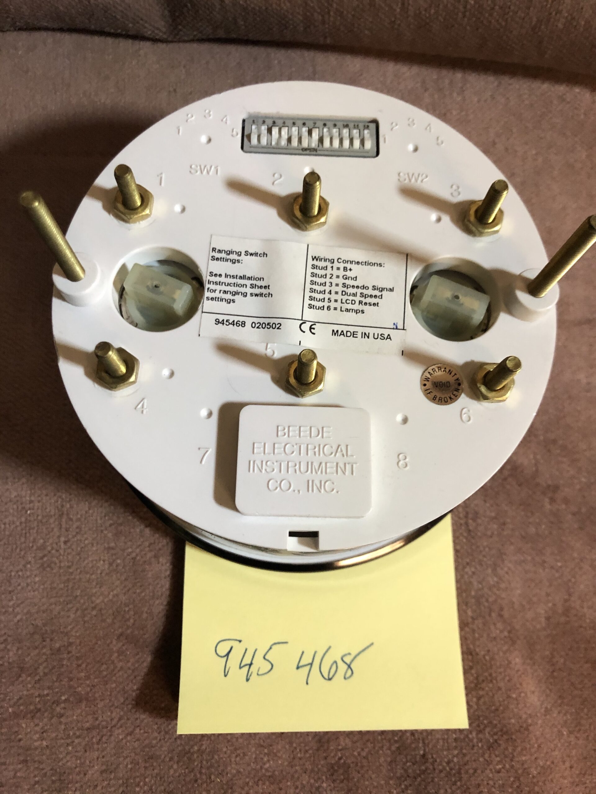 Monaco Speedometer 945468 - Image 2