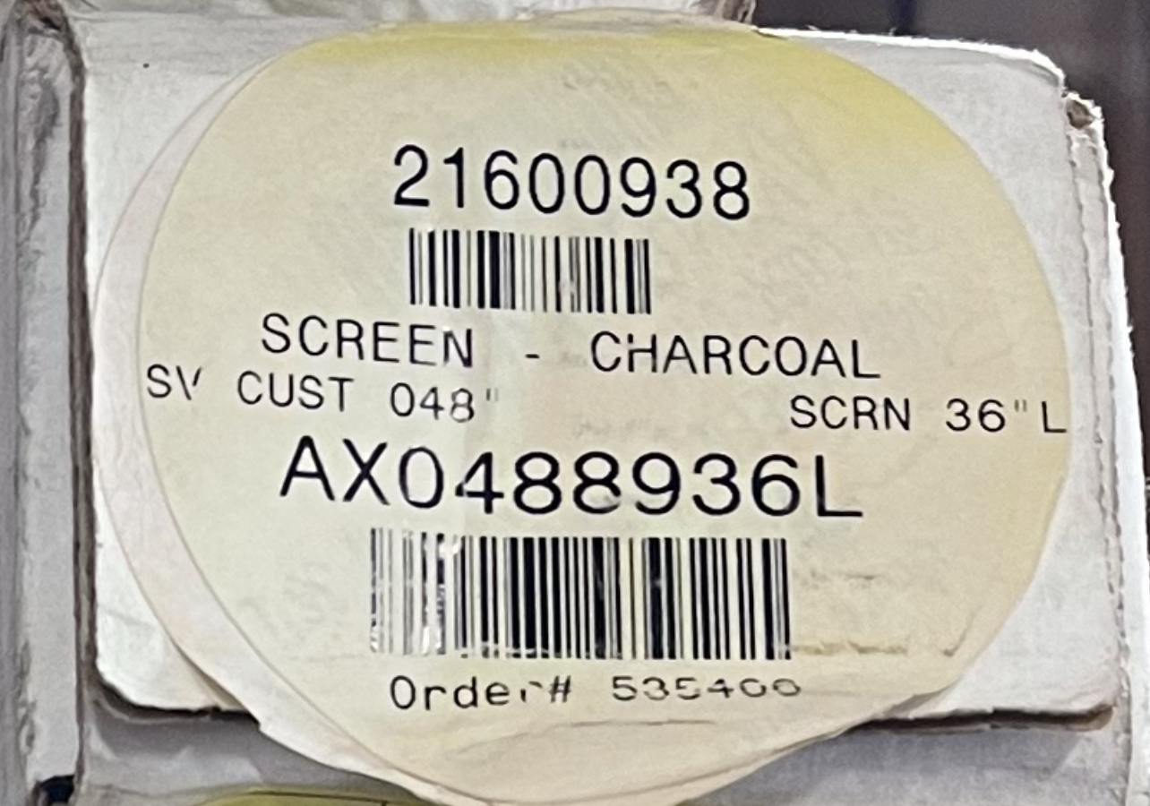 CAREFREE Black Screen 48" x 36" -LEFT- AX0488936L