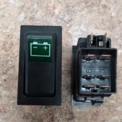 Green BATTERY Symbol 511.200 Single Momentary Switch