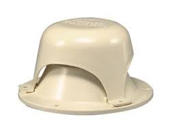 COLONIAL WHITE Custom Plastics Sewer Vent Assembly 41