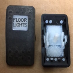 "Floor Lights" Switch Faceplate Contura II