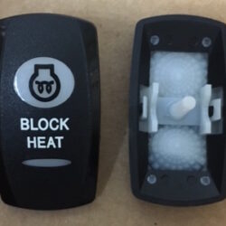 "Block Heat" Switch Faceplate Contura II