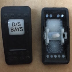 "D/S Bays" Switch Faceplate Contura II