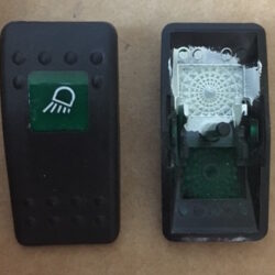 "Work Light" Switch Faceplate Contura II