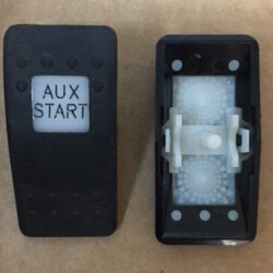 "Aux Start" Switch Faceplate Contura II