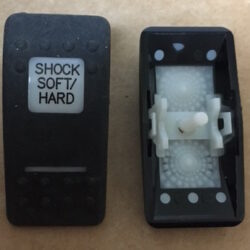 "Shock Soft/Hard" Switch Faceplate Contura II