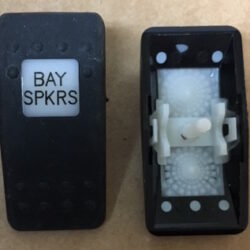 "Bay SPKRS" Switch Faceplate Contura II