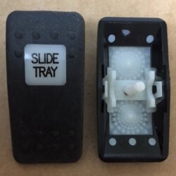 "Slide Tray" Switch Faceplate Contura II