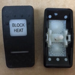 "Block Heat" Switch Faceplate Contura II