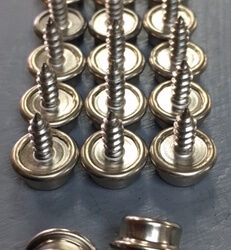 Snap Base Fasteners with screw 20PK