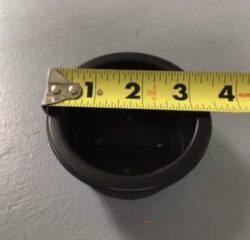 Black Plastic 1.5" Deep Cup Holder 21602867