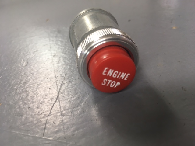 Single Momentary Push Button ENGINE STOP Switch