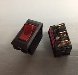 Red Illuminated On/Off switch
