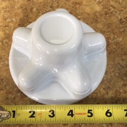 White Center Wheel Hub Cover QT545WHS