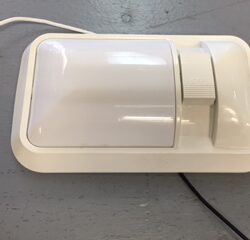 White Surface Mount Single Light, 2 pack