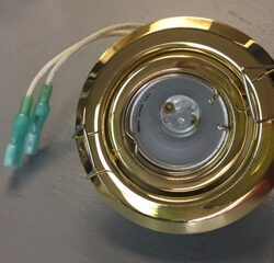 Recessed BRASS Halogen Lamp 16962 -4pk