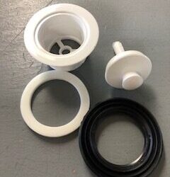 Tub & Shower Drain White Plastic 95095(20256)