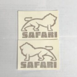 SAFARI Lion Logo, GOLD 2pk S21602569.P07