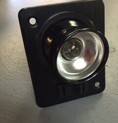 Square Based Black Reading Light 617