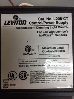 LEVITON LONWORKS DIMMING CONTROL UNIT L206-CT - Image 2