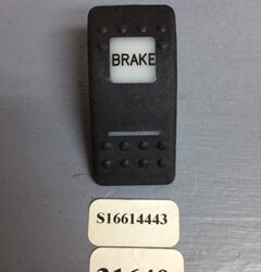 "Brake" Switch Faceplate Contura II