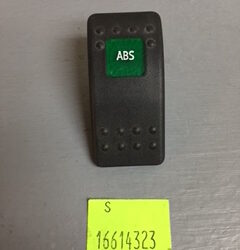 "ABS" Switch Faceplate w/ Green Contura II