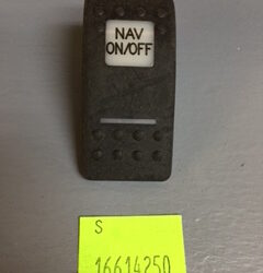 "Nav On/Off" Switch Faceplate Contura II