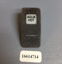 "Aqua Hot" Switch Faceplate Contura II