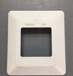 White Ceiling O/H Bezel