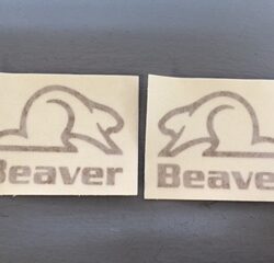 Beaver Logo, GOLD Driver & Passenger Set S21602551.P08