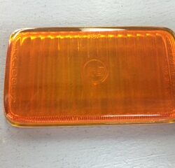 K-D Glass Halogen Light Lens, Amber