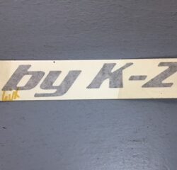 Vinyl "By K-Z" Decal