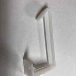 Curtain Tie Backs, White Plastic 2pk