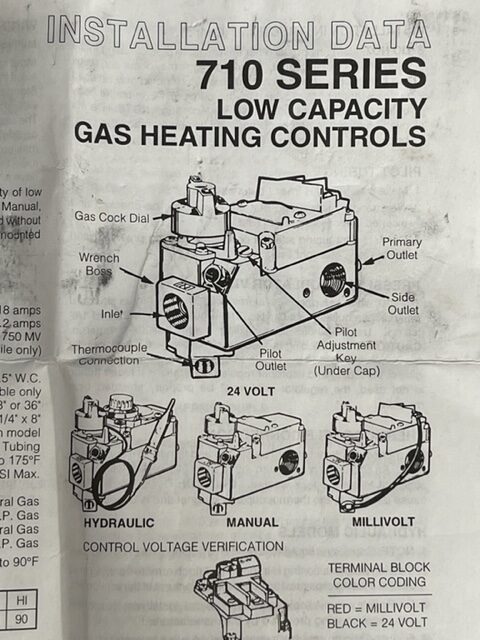 ROBERTSHAW 710 Series Millivolt Low Capacity Gas Valve - Image 3