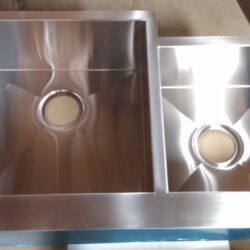 MAZI Stainless Steal Handmade 32" DOUBLE BASIN Sink AP3218HD