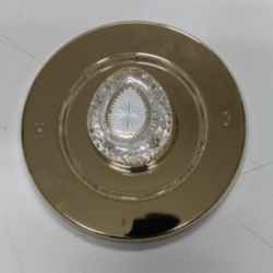 Moen Chateau T470P Brass Escutcheon with Handle