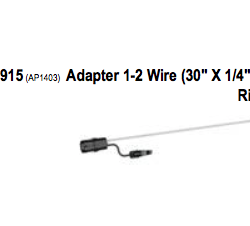 RAP91915 HWH 2-Wire Adapter 18" RAP91915