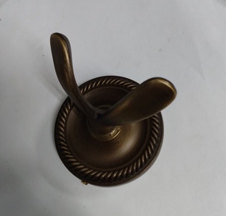 Oil Rubbed Broze Double Robe Hook RBDN-8